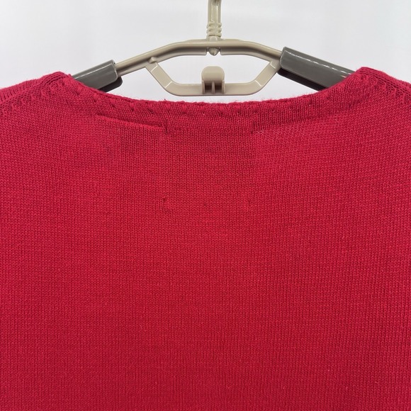 Vintage Michael Simon Events Cardigan Christmas Women's Gifts Presents Sequins - Picture 7 of 11